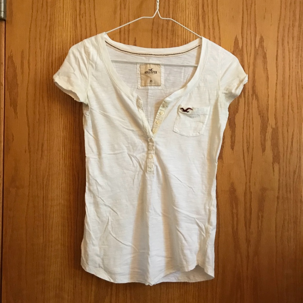 White Hollister Tshirt